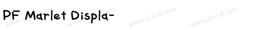 PF Marlet Displa字体转换